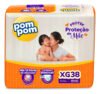 Fralda Pom Pom Proteção de Mãe XG com 38 Unidades