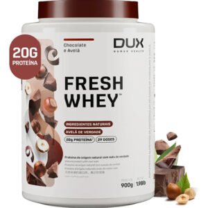 Fresh Whey DUX 900g Chocolate Belga e Avelã Pote Natural