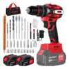 Furadeira Parafusadeira De Impacto Brushless 21v 2 Baterias