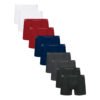 Kit 10 Cuecas Boxer Box Poliamida Sem Costura Selene