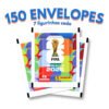 Kit 1050 Figurinhas Da Copa Do Mundo 2026 | 150 Envelopes