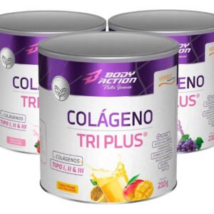 Kit 3x Colágeno Verisol Tri Plus Tipo 1, Tipo 2, Tipo 3 210g Variado