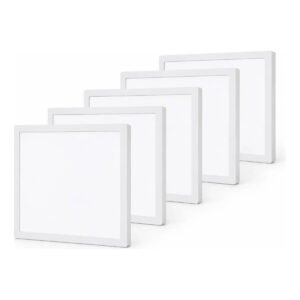 Kit 5 Plafon Sobrepor Led 48w 6500k 60×60 Com Garantia
