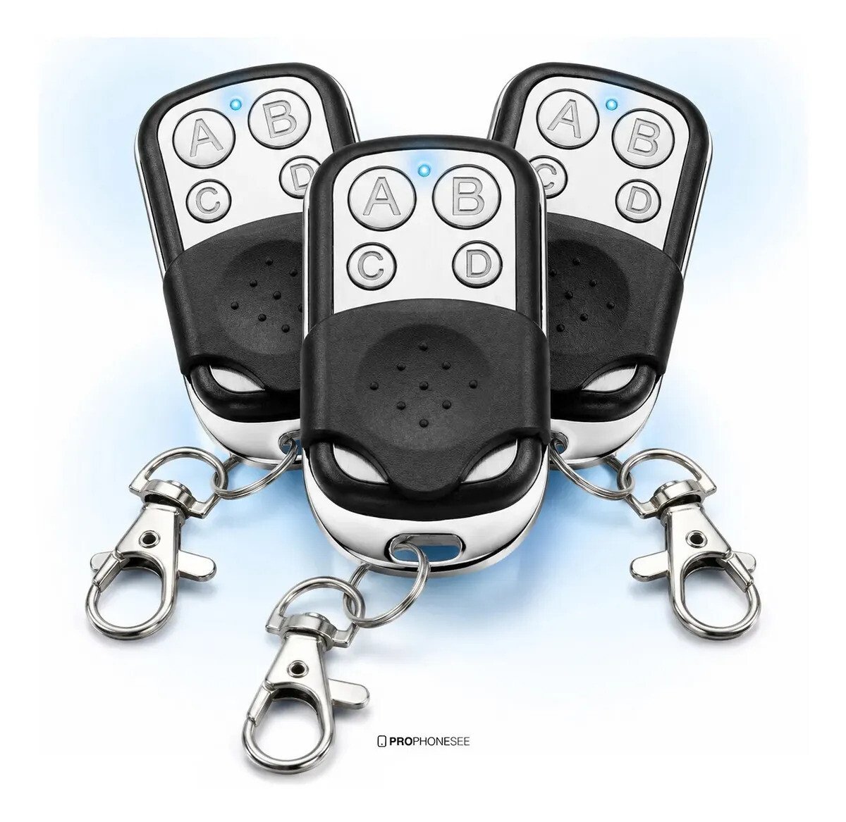 Kit C/ 3 Controles Remoto Universal C/ 4 Botões 433mhz Rf Compatível C/ Dispositivo Para Mega Controle Portão Eletrônico Automático Garagem Alarme Porta Residencial Cerca Elétrica Pro Phone See Kit C/ 3 Controles Remoto Universal C/ 4 Botões 433mhz Rf Compatível C/ Dispositivo Para Mega Controle Portão Eletrônico Automático Garagem Alarme Porta Residencial Cerca Elétrica Pro Phone See