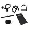 Kit Pulley Reto Corda Triangulo Estribo Polia Colchonete