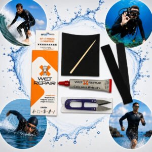 Kit Reparo Cola Roupa Neoprene Borracha John Surf Natacao