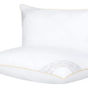 Kit Travesseiro 50x70cm Buddemeyer Toque de Pluma Algodão Branco 2 peças
