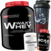 Kit Whey Protein 2kg Chocolate + Creatina + Bcaa + Coqueteleira – Bodybuilders