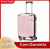 Mala de Viagem de Bordo ABS Sweet Studio com Rodas Duplas 360° para Cabine – Rosa