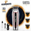 Maquina Acabamento Degrade Pezinho Cortar Cabelo Barba E Pelos Corpo Kemei 032