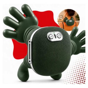 Massageador Pescoço Mãozinha 3D Recarregável Elétrico Com Aquecimento Massagem Relaxante Liberação Alivio Muscular Ombro Cervical Lombar Costas Tensão Dores Portátil Sem Fio Ajustável Kateluo