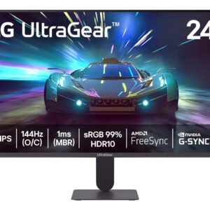 Monitor LG UltraGear™ 24G411A-B 24″,FHD, 144Hz, 1ms (MBR), NVIDIA G-SYNC, AMD FreeSync, HDR10