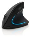 Mouse Vertical Ergonômico Sem Fio Recarregável Bluetooth e USB 2.4G – RGB, Silencioso, DPI Ajustável, Reduz Tensão no Pulso, Portátil e Confortável – Compatível com Notebook, PC, Windows e Mac – Apfer