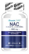 (nac) N-acetil L-cisteina 60 Cápsulas Growth Supplements Sem Sabor
