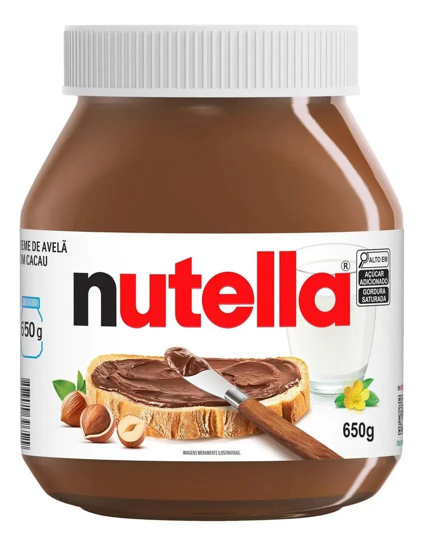 Nutella Creme de Avelã 1 uni 650g Nutella Creme de Avelã 1 uni 650g