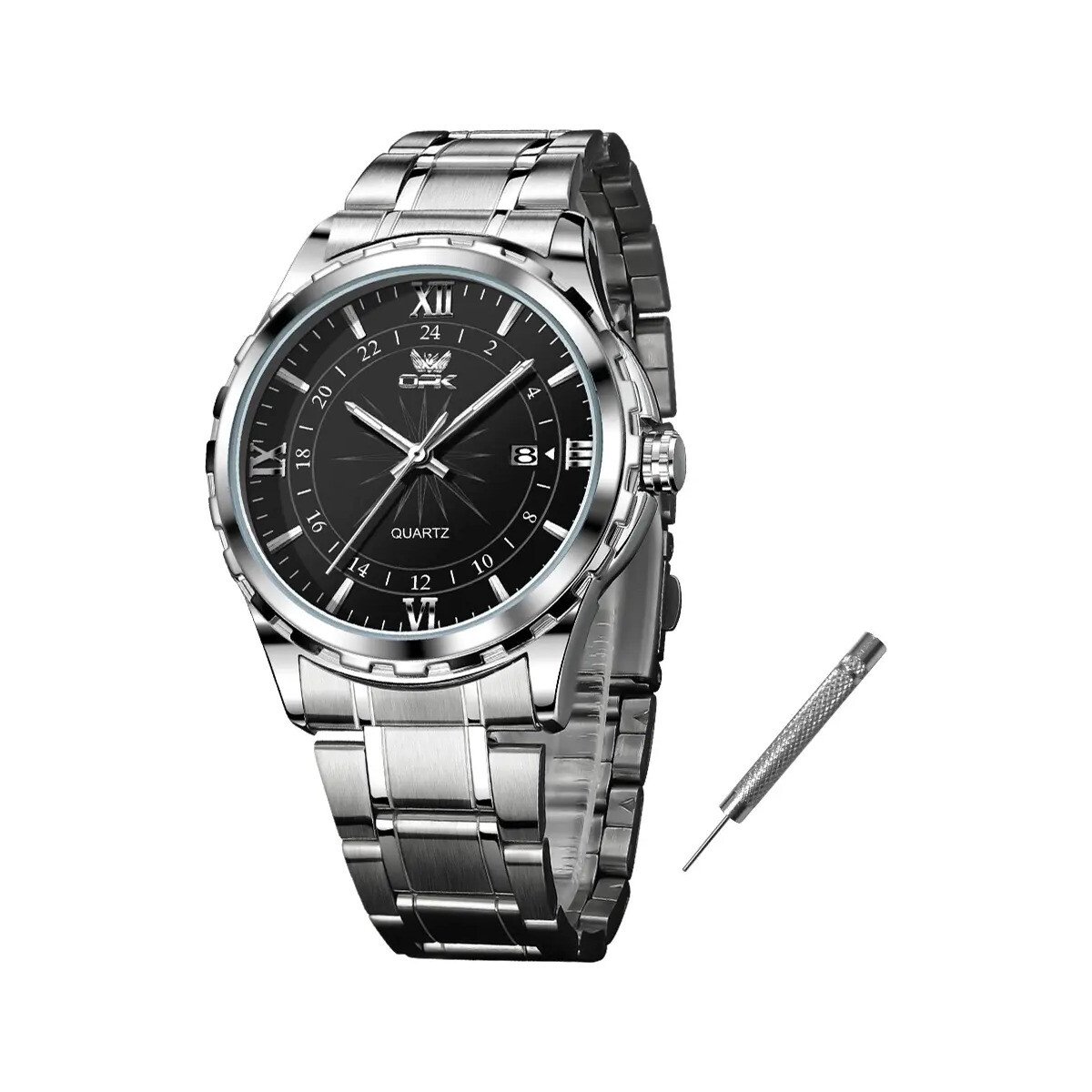 Opk Original Relógio Masculino Quartzo À Prova D'água 6003 Opk Original Relógio Masculino Quartzo À Prova D'água 6003
