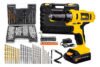 Parafusadeira Furadeira De Impacto 21v Pb6500k Oz Com Kit Brocas E Buchas 300 Peças The Black Tools