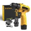 Parafusadeira Furadeira Sem Fio 25n 3/8 12v 10mm Bivolt Bateria Arstheco