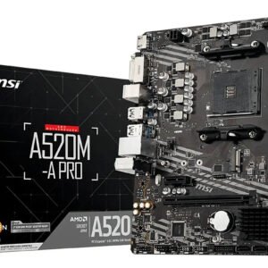 Placa-mãe Msi A520m-a Pro Am4 Matx Ddr4 Hdmi Dvi M.2