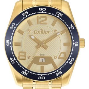 Relógio Condor Masculino Speed Dourado – Co2117bl/4x Fundo Champagne