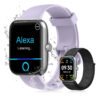 Relógio Inteligente Smartwatch Alexa Chamadas Novante Masculino Feminino Esportivo Ip68 Bluetooth Notificações Instantâneas Tela Hd 1.83 300mah 10dias Monitor Cardíaco Spo2 Sono Ecg Pagamento Offline