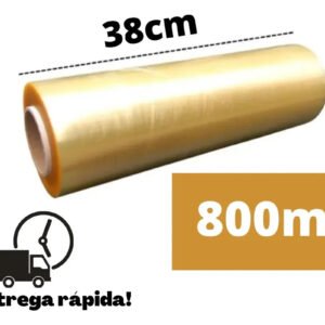 Rolo Bobina Plastico Papel Filme Pvc Esticavel 38×800 TEICHAIR