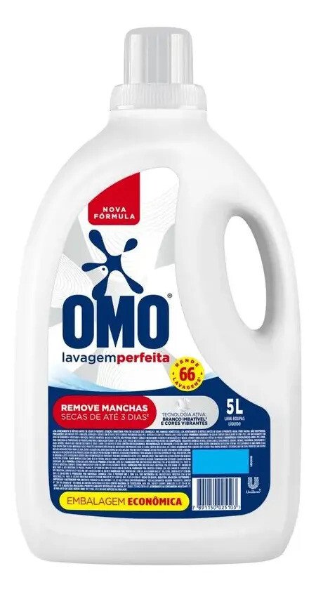 Sabão Líquido Omo Lavagem Perfeita 5L Sabão Líquido Omo Lavagem Perfeita 5L