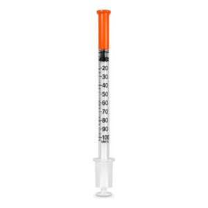 Seringa Insulina 100ui Agulha 6mmx25mm Fixa 1,0ml 25 Unid