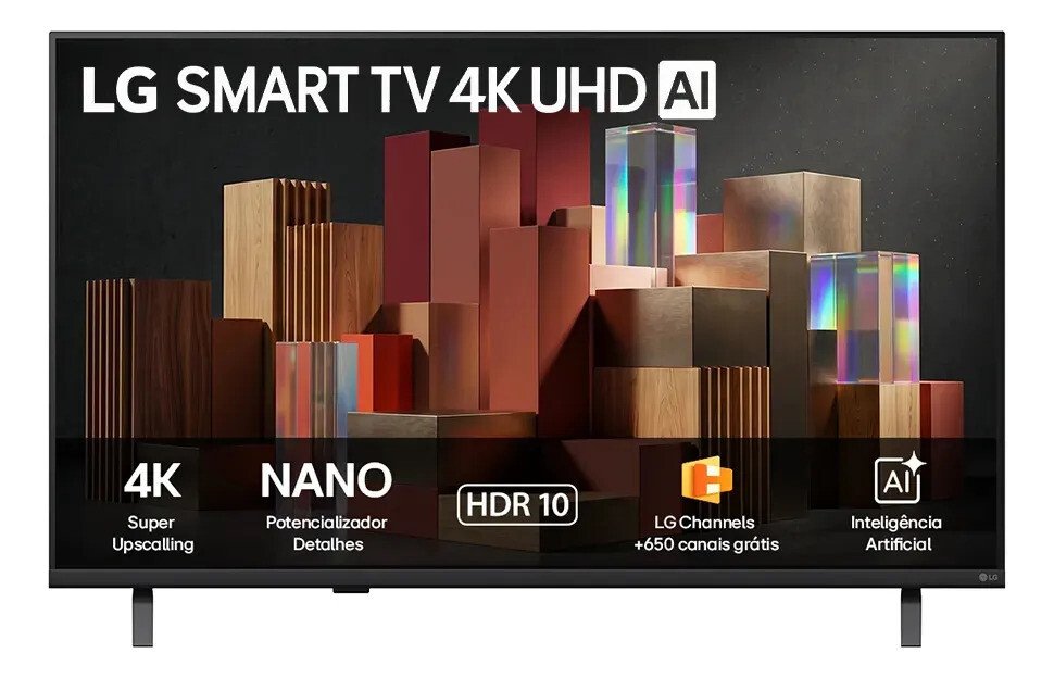 Smart TV LG 65'' 4K Ultra HD NANO AI Magic Webos 26 65UN85C HDR10 Bluetooth Wi-Fi Google Cast Smart TV LG 65'' 4K Ultra HD NANO AI Magic Webos 26 65UN85C HDR10 Bluetooth Wi-Fi Google Cast