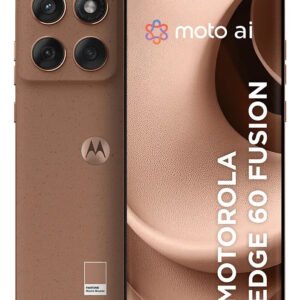 Smartphone Motorola Edge 60 Fusion 5G – 256GB 8GB RAM+16GB Ram Boost Tela Quad-Curve moto AI 50MP Sony Camera ultrarresistencia militar IP68 + IP69 – Mocha Mousse