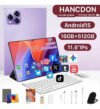 Tablet Hancdon Tab Android 15 Kit Completo com Caneta e Teclado 11.6″ HD, 16GB RAM e 512GB