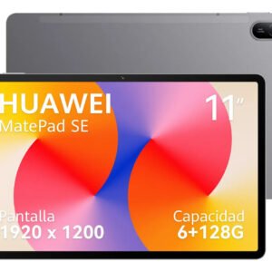 Tablet HUAWEI MatePad SE 11 Wifi 6+128GB Tela HUAWEI FullView de 11″ para Conforto Visual, Superbateria de 7700 mAh 225W Câmera Traseira 8 MP, Câmera Frontal 5 MP Cinza Nebula