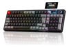 Teclado Mecânico Gamer Basike Sem Fio com Tela, RGB e Conexão Tri-Mode