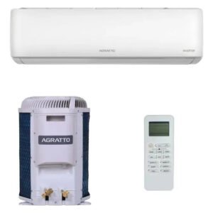 Ar Condicionado Split Hi Wall Agratto Zen Top Inverter 12.000 Btus Frio R-32