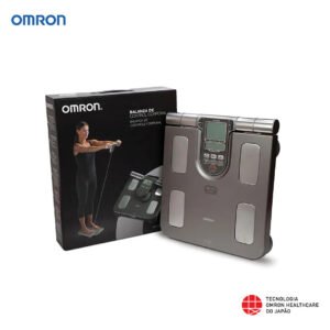 Balança Digital Corporal Precisa Bioimpedancia Omron HBF-514 Gordura 7 Indicadores Profissional IMC 150kg ANVISA INMETRO