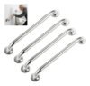 Barra Alça Apoio Banheiro 60cm Alta Qualidade Inox 4pcs