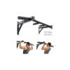 Barra Fixa De Parede Pull-up Modelo Externo Interno Completa Preto