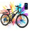 Bicicleta Elétrica Xroymexroy EB3 26″ 750W com Bateria 36V, Autonomia 40km, Suspensão Dianteira, Shimano 7 Marchas e APP