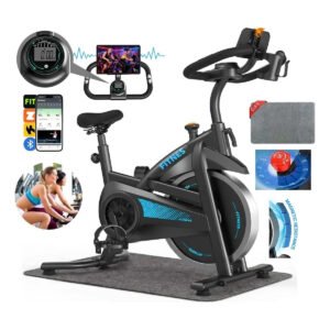 Bicicleta Ergométrica Spinning Magnética 190 Cm Até 120kg Azul 0