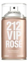 Body Spray Carolina Herrera 212 Vip Rosé Feminino 250ml – Body Splash de longa fixação