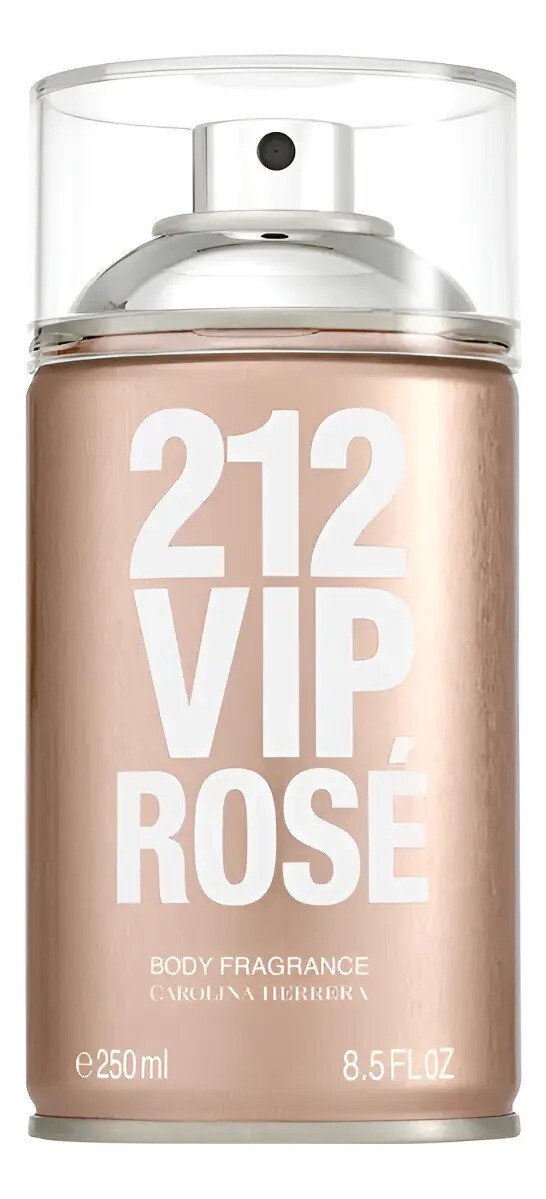 Body Spray Carolina Herrera 212 Vip Rosé Feminino 250ml - Body Splash de longa fixação Body Spray Carolina Herrera 212 Vip Rosé Feminino 250ml - Body Splash de longa fixação