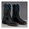 Bota Texana Bico Quadrado Estilo Country Boiadeira Feminina