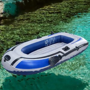 Bote Inflável Jr-200 Com Remos E Bomba Para Lazer