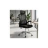 Cadeira Escritório Ergonômica Atlanta Preta Suporte Lombar Preto Espuma