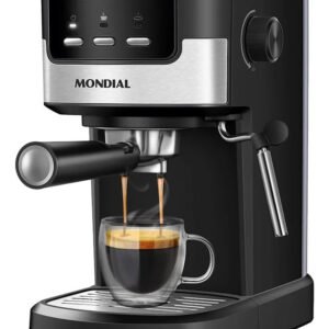 Cafeteira Espresso Dolce Crema 20 Bar Mondial Preto/Inox 1200W C-21-E-CNP