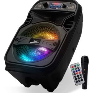 Caixa de Som Bluetooth Grasep D-BH6101 2.1 Canais Preto Com Rádio e LED