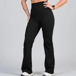Calça Legging Leg Flare Zero Transparência Grossa Academia