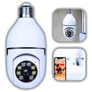 Câmera Lâmpada B-MAX Wifi 360º Infravermelho IP44 1080p Segurança