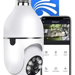 Câmera Lâmpada De Segurança Wifi Ip App Yoosee Visão Noturna GotWire Câmera Lâmpada De Segurança Wifi