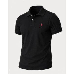 Camiseta Básica Masculina Preta Polo Original + Frete Grátis